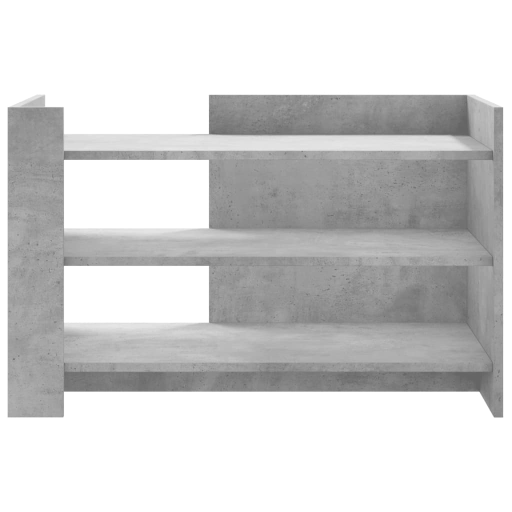 vidaXL Coffee Table Concrete Grey 80x50x50 cm Engineered Wood