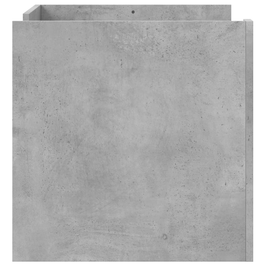 vidaXL Coffee Table Concrete Grey 80x50x50 cm Engineered Wood