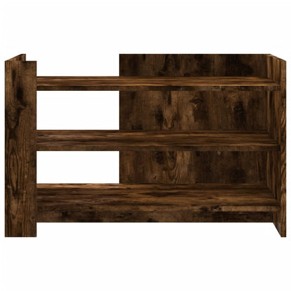 vidaXL Coffee Table Smoked Oak 80x50x50 cm Engineered Wood