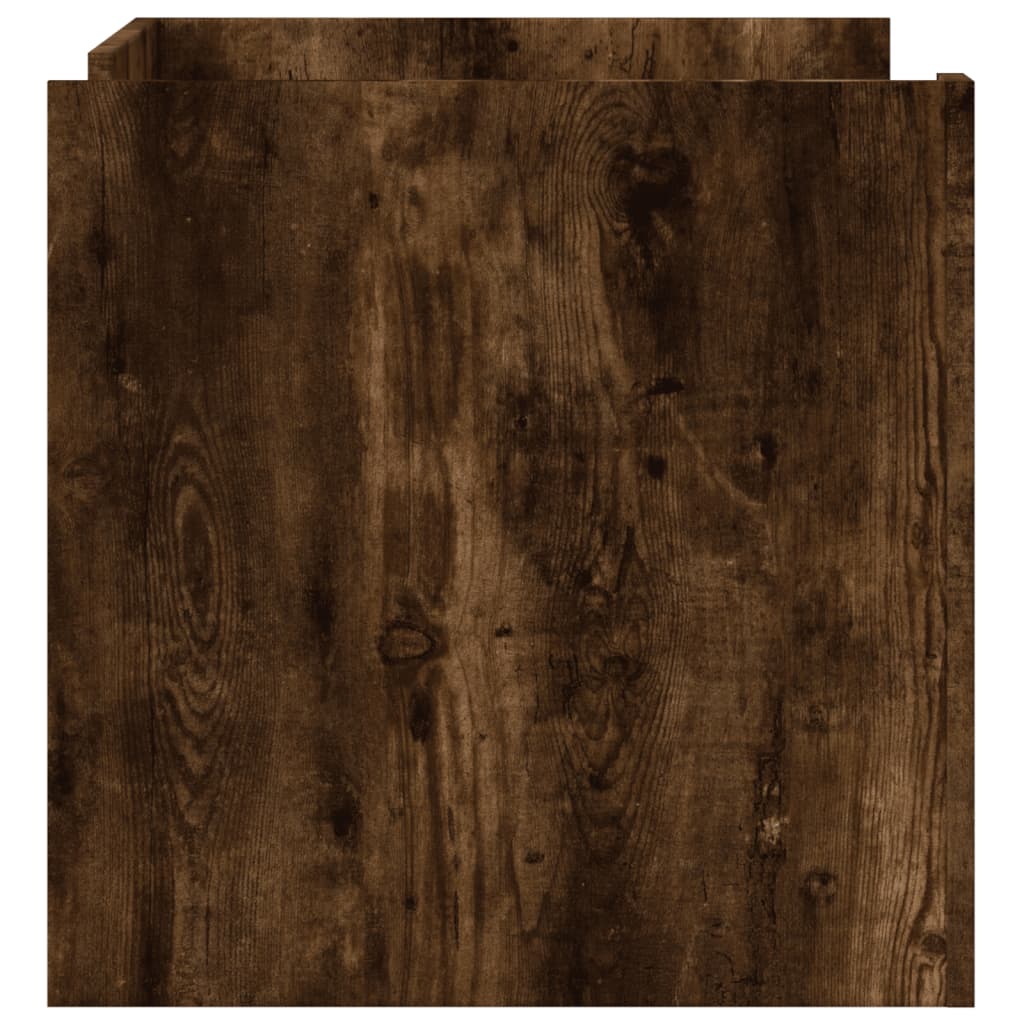 vidaXL Coffee Table Smoked Oak 80x50x50 cm Engineered Wood