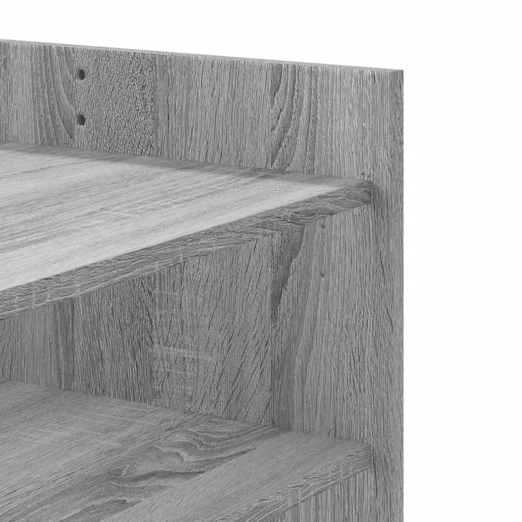 vidaXL Coffee Table Grey Sonoma 80x50x50 cm Engineered Wood