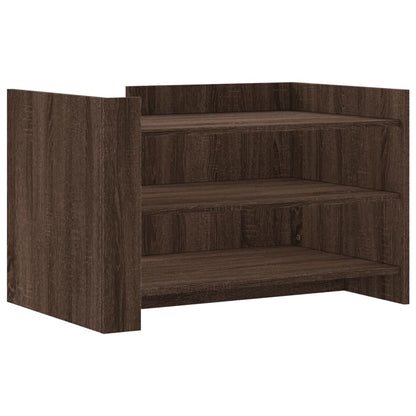 vidaXL Coffee Table Brown Oak 80x50x50 cm Engineered Wood