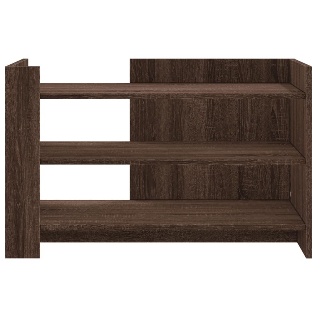 vidaXL Coffee Table Brown Oak 80x50x50 cm Engineered Wood
