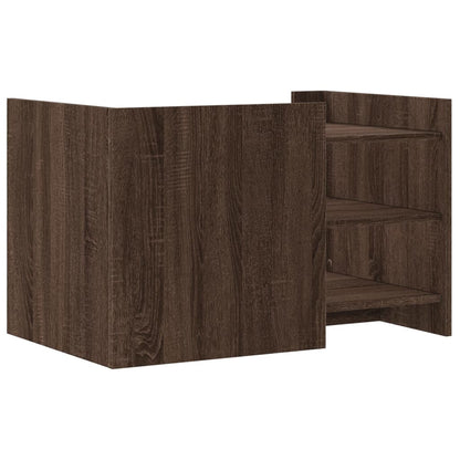 vidaXL Coffee Table Brown Oak 80x50x50 cm Engineered Wood