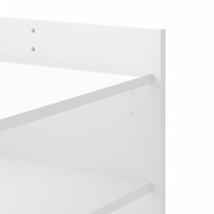 vidaXL Coffee Table White 100x50x50 cm Engineered Wood