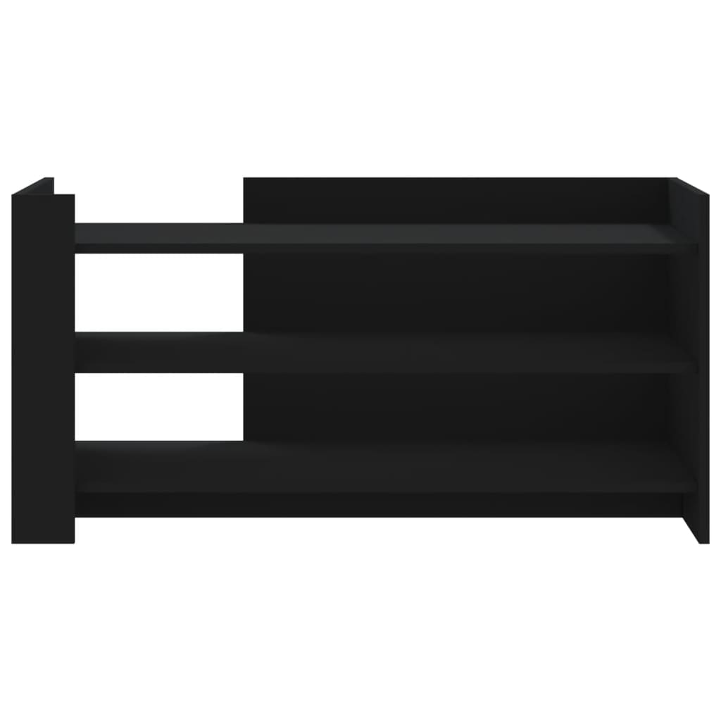 vidaXL Coffee Table Black 100x50x50 cm Engineered Wood