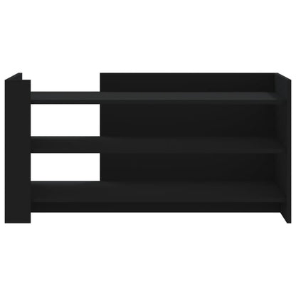 vidaXL Coffee Table Black 100x50x50 cm Engineered Wood