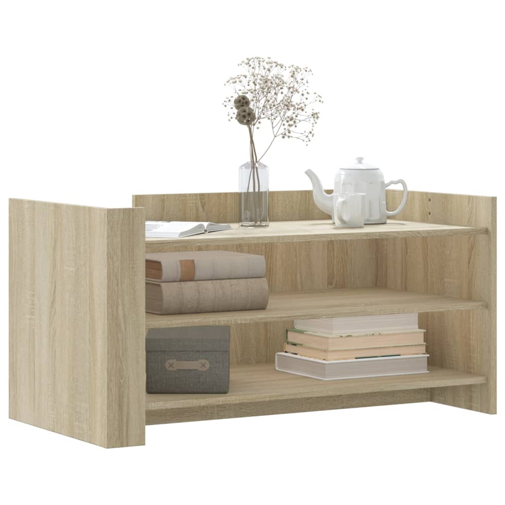 vidaXL Coffee Table Sonoma Oak 100x50x50 cm Engineered Wood