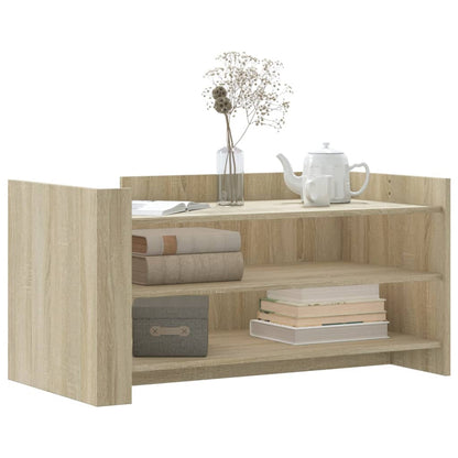 vidaXL Coffee Table Sonoma Oak 100x50x50 cm Engineered Wood