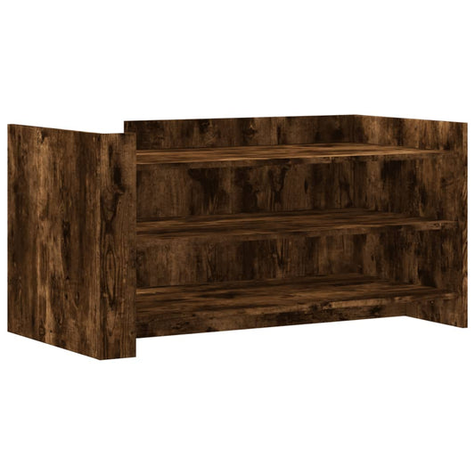 vidaXL Coffee Table Smoked Oak 100x50x50 cm Engineered Wood