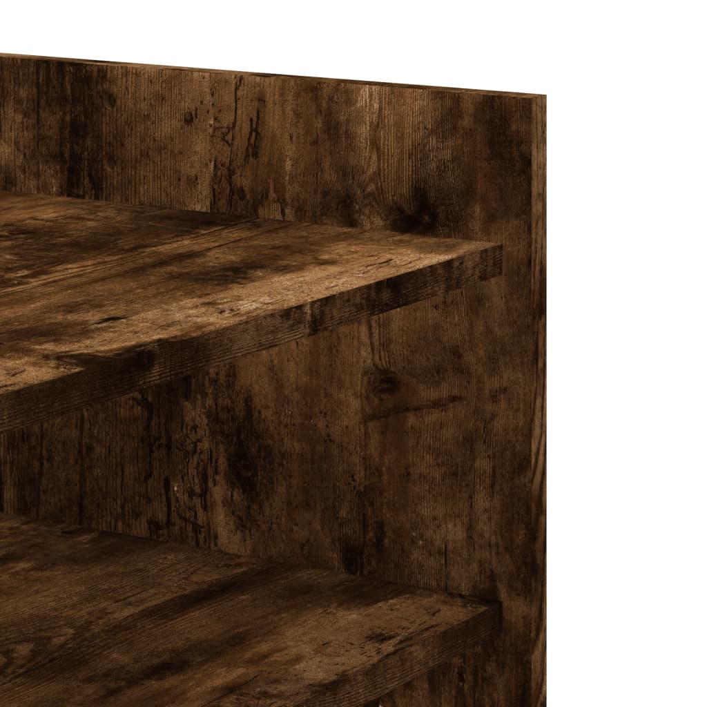 vidaXL Coffee Table Smoked Oak 100x50x50 cm Engineered Wood