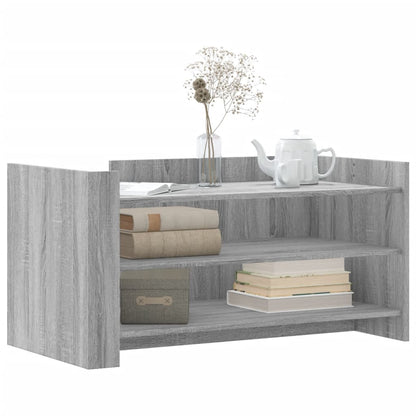 vidaXL Coffee Table Grey Sonoma 100x50x50 cm Engineered Wood