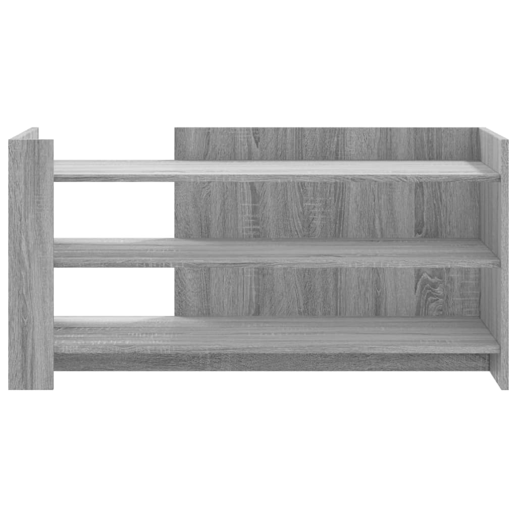 vidaXL Coffee Table Grey Sonoma 100x50x50 cm Engineered Wood