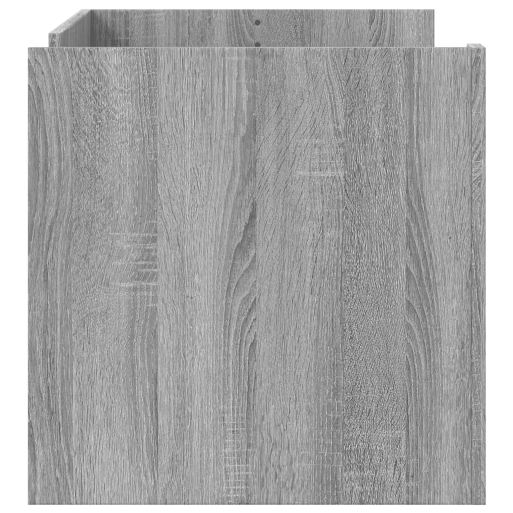 vidaXL Coffee Table Grey Sonoma 100x50x50 cm Engineered Wood