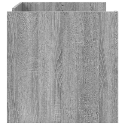 vidaXL Coffee Table Grey Sonoma 100x50x50 cm Engineered Wood