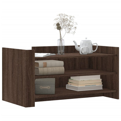 vidaXL Coffee Table Brown Oak 100x50x50 cm Engineered Wood