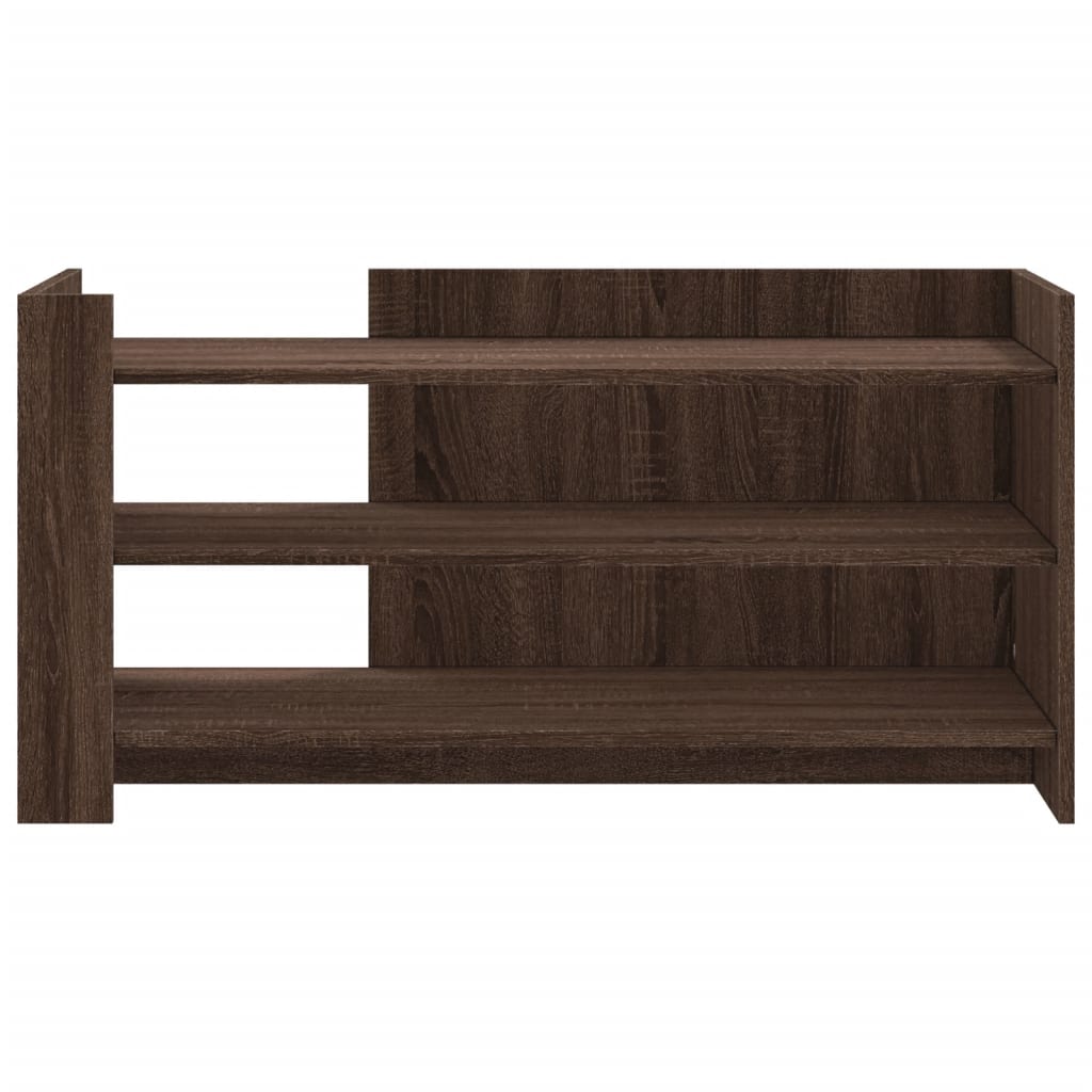 vidaXL Coffee Table Brown Oak 100x50x50 cm Engineered Wood