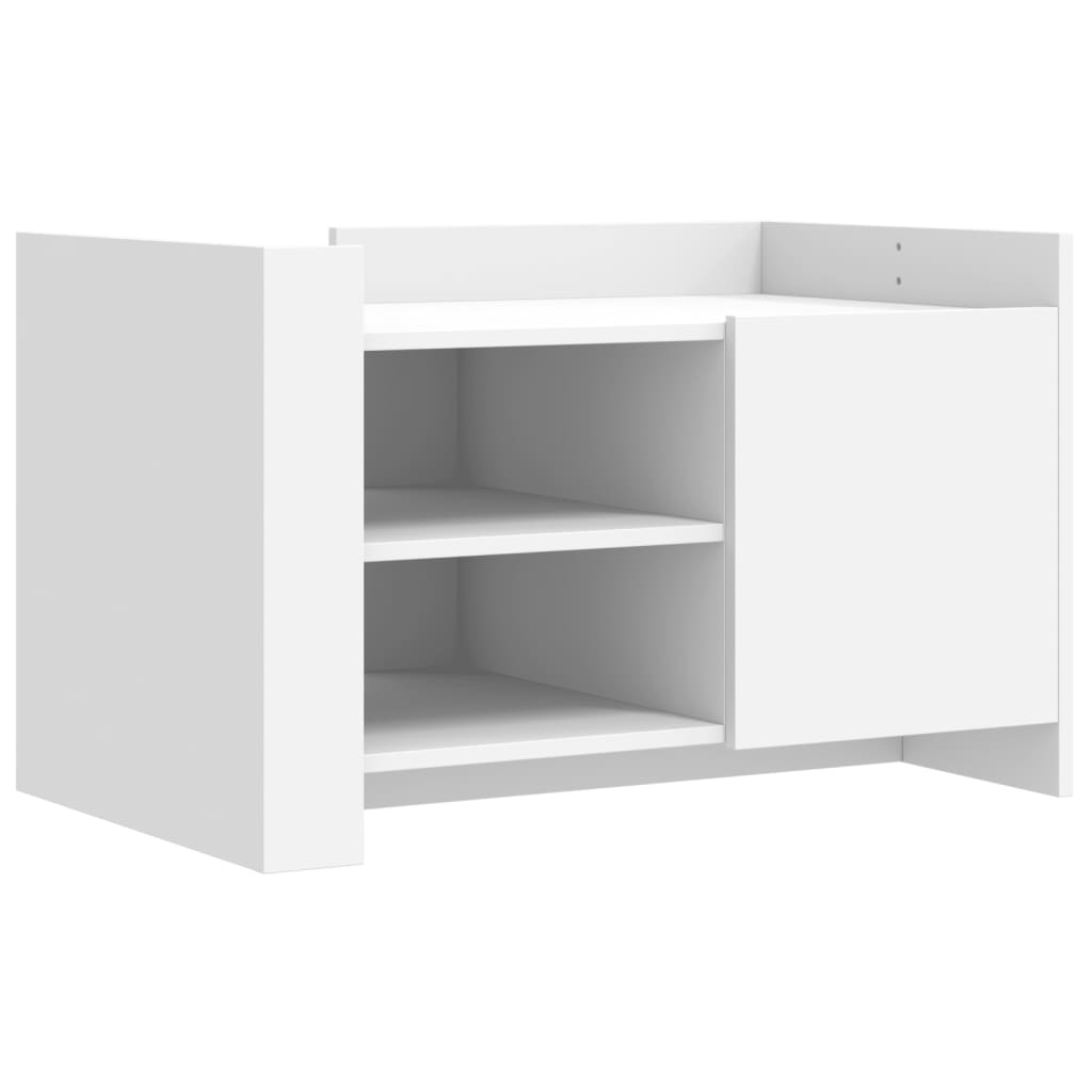 vidaXL Coffee Table White 80x50x50 cm Engineered Wood