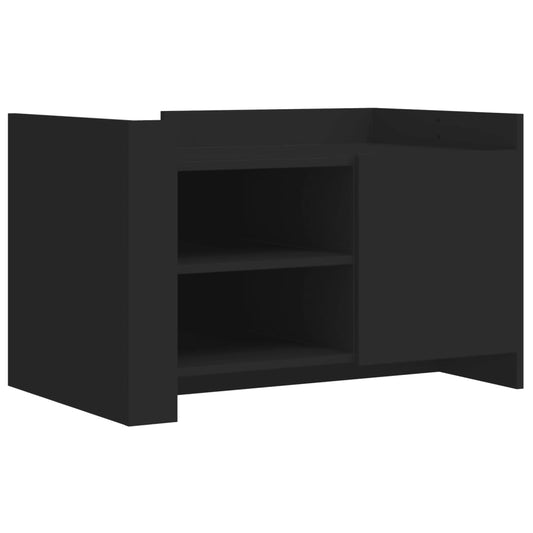 vidaXL Coffee Table Black 80x50x50 cm Engineered Wood