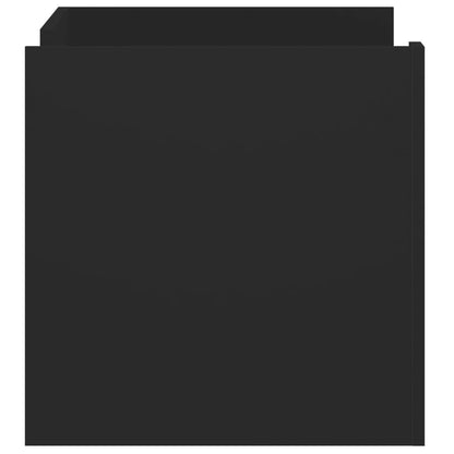 vidaXL Coffee Table Black 80x50x50 cm Engineered Wood