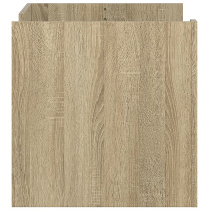 vidaXL Coffee Table Sonoma Oak 80x50x50 cm Engineered Wood