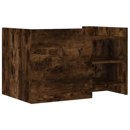 vidaXL Coffee Table Smoked Oak 80x50x50 cm Engineered Wood