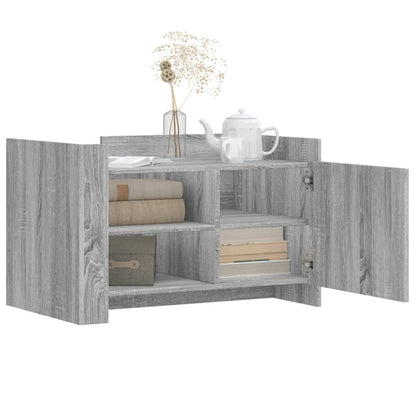 vidaXL Coffee Table Grey Sonoma 80x50x50 cm Engineered Wood