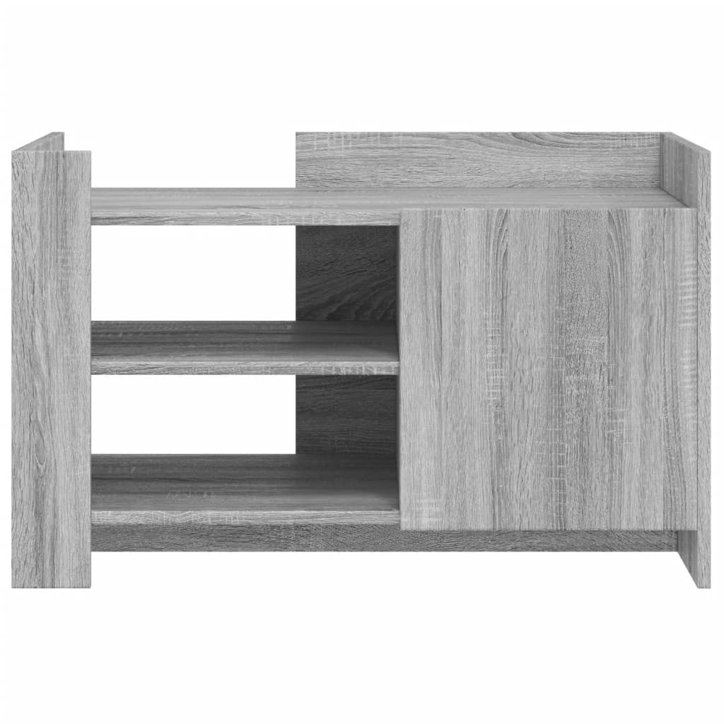 vidaXL Coffee Table Grey Sonoma 80x50x50 cm Engineered Wood