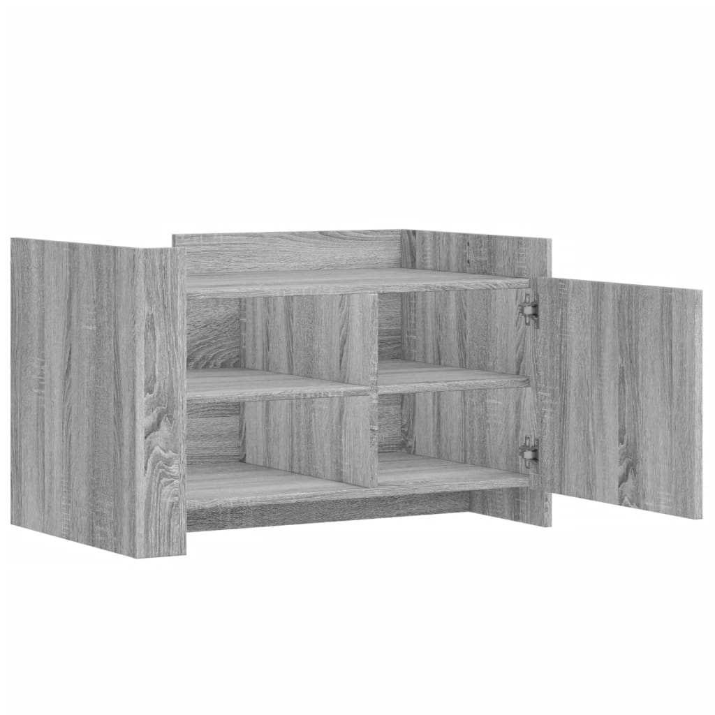 vidaXL Coffee Table Grey Sonoma 80x50x50 cm Engineered Wood