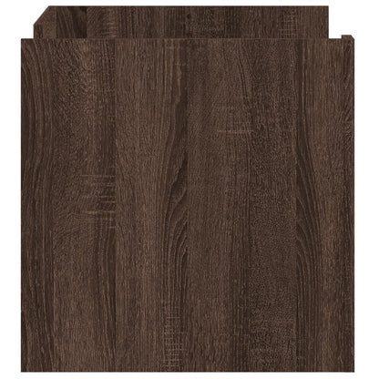 vidaXL Coffee Table Brown oak 80x50x50 cm Engineered Wood