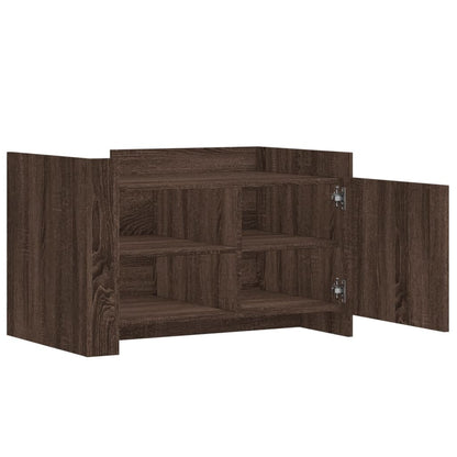vidaXL Coffee Table Brown oak 80x50x50 cm Engineered Wood