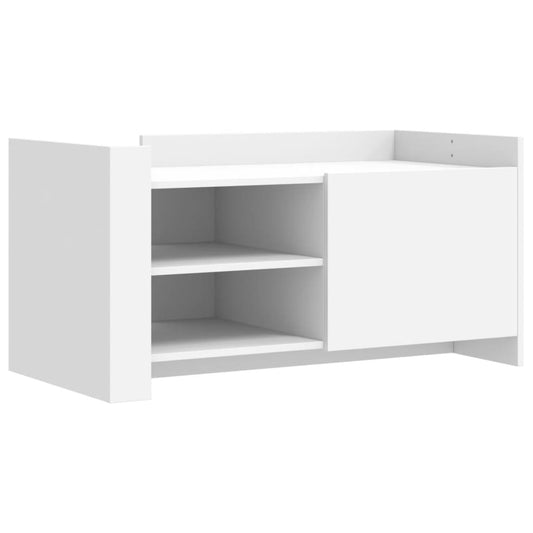 vidaXL Coffee Table White 100x50x50 cm Engineered Wood
