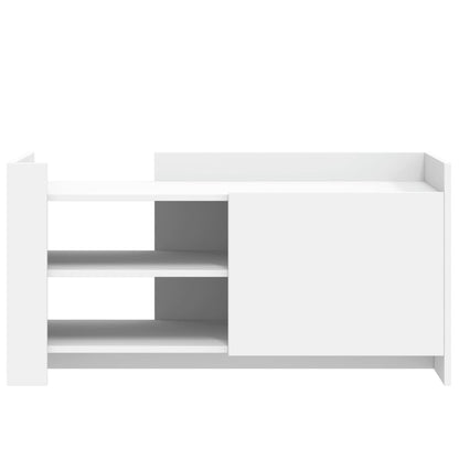 vidaXL Coffee Table White 100x50x50 cm Engineered Wood