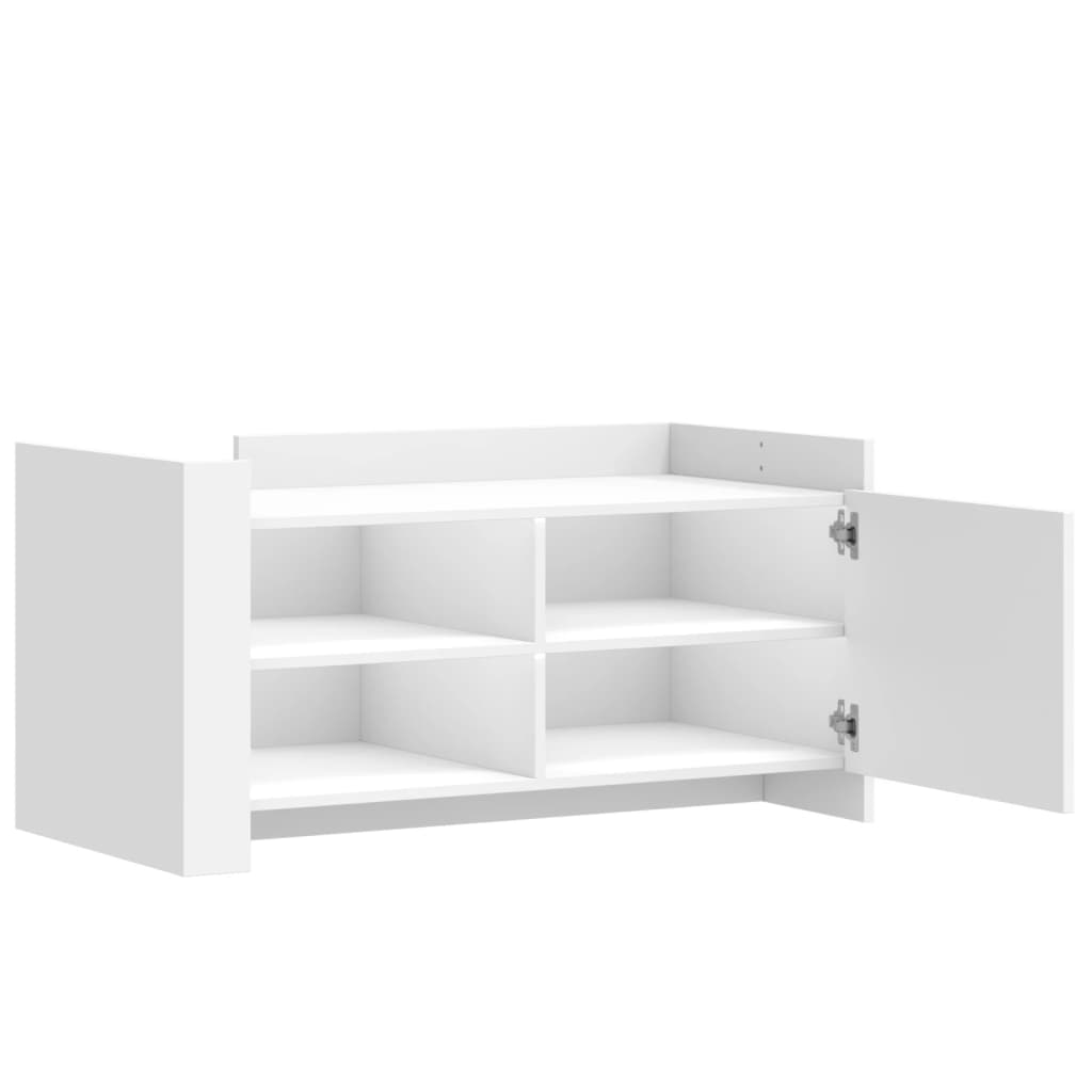 vidaXL Coffee Table White 100x50x50 cm Engineered Wood
