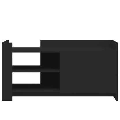 vidaXL Coffee Table Black 100x50x50 cm Engineered Wood