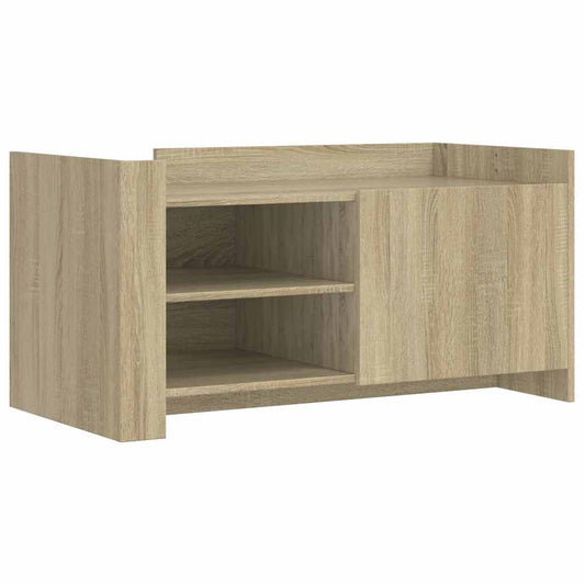 vidaXL Coffee Table Sonoma Oak 100x50x50 cm Engineered Wood