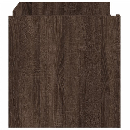 vidaXL Coffee Table Brown oak 100x50x50 cm Engineered Wood
