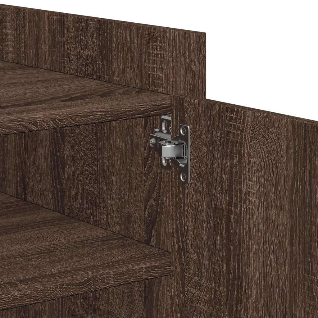 vidaXL Coffee Table Brown oak 100x50x50 cm Engineered Wood