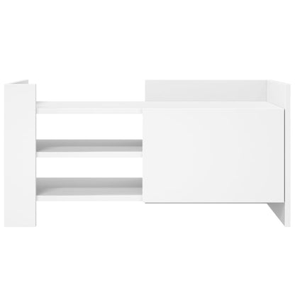 vidaXL TV Cabinet White 80x35x40 cm Engineered Wood