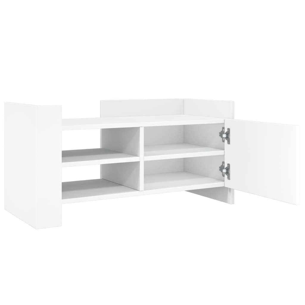 vidaXL TV Cabinet White 80x35x40 cm Engineered Wood