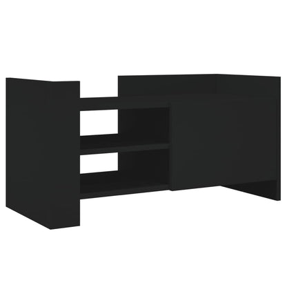 vidaXL TV Cabinet Black 80x35x40 cm Engineered Wood