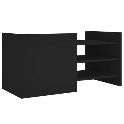 vidaXL TV Cabinet Black 80x35x40 cm Engineered Wood