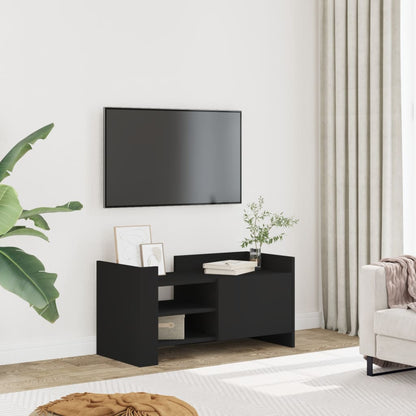 vidaXL TV Cabinet Black 80x35x40 cm Engineered Wood