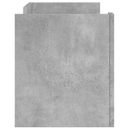 vidaXL TV Cabinet Concrete Grey 80x35x40 cm Engineered Wood