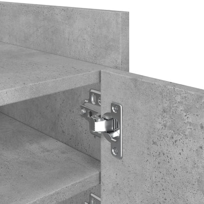 vidaXL TV Cabinet Concrete Grey 80x35x40 cm Engineered Wood