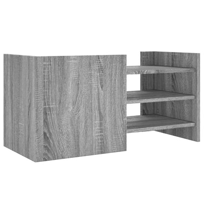 vidaXL TV Cabinet Grey Sonoma 80x35x40 cm Engineered Wood