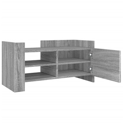 vidaXL TV Cabinet Grey Sonoma 80x35x40 cm Engineered Wood