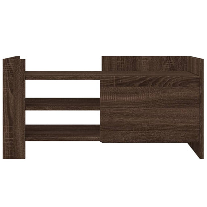 vidaXL TV Cabinet Brown Oak 80x35x40 cm Engineered Wood
