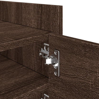 vidaXL TV Cabinet Brown Oak 80x35x40 cm Engineered Wood