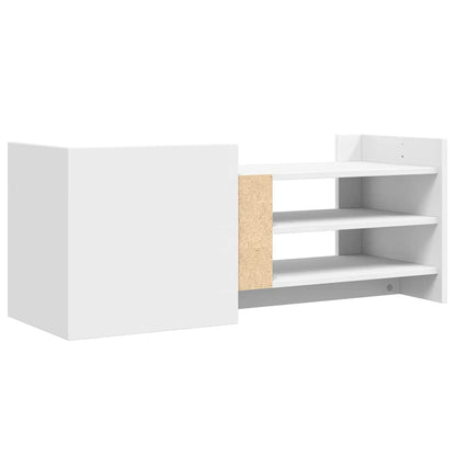 vidaXL TV Cabinet White 100x35x40 cm Engineered Wood